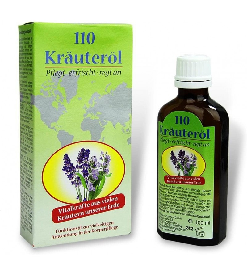 Huile Kräuteröl 110 aux huiles essentielles