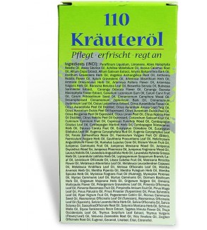 Huile Kräuteröl 110 aux huiles essentielles